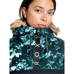 Roxy Shelter Half-Zip Snow Jacket 2022 -Ski Pants Shop erjtj03327 roxy w kvj1 frt3