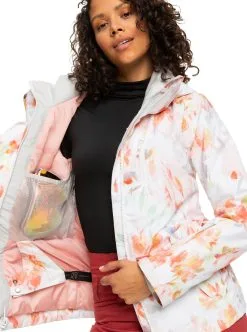 Womens ROXY Jetty Insulated Snow Jacket -Ski Pants Shop erjtj03354 roxy w wbb2 frt5