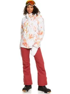 Womens ROXY Jetty Insulated Snow Jacket -Ski Pants Shop erjtj03354 roxy w wbb2 frt9