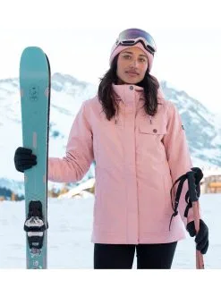 Roxy Womens Billie Insulated Snow Jacket -Ski Pants Shop erjtj03359 roxy l mgd0 frt1