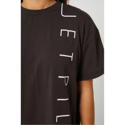 Jetpilot Linear SS Ladies T-Shirt -Ski Pants Shop jetpilot linear ss ladies t shirt charcoal 4