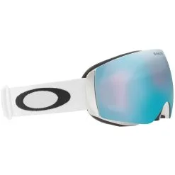 Oakley Flight Deck M Snow Goggle 2022 -Ski Pants Shop oakley flight deck m goggle 2022 matte white sapphire iridiumlens 3