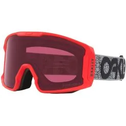 Oakley Line Miner M Snow Goggle 2022 -Ski Pants Shop oakley line miner m goggle 2022 grey crackle snow darkgreylens 1