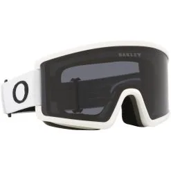 Oakley Target Line L Snow Goggles -Ski Pants Shop oakley target line l snow goggles 2023 matte white dark grey 3