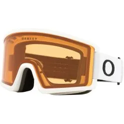 Oakley Target Line L Snow Goggles -Ski Pants Shop oakley target line l snow goggles 2023 matte white persimmon 1