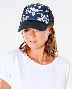 Rip Curl Tiki Tide Trucker Hat -Ski Pants Shop rip curl tiki tide trucker hat black 4