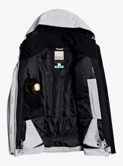 Roxy Womens Billie Snow Jacket -Ski Pants Shop roxy womens billie snow jacket heather grey 11 ac682234 d6f3 4ceb bd6f 7e7ab10e0842