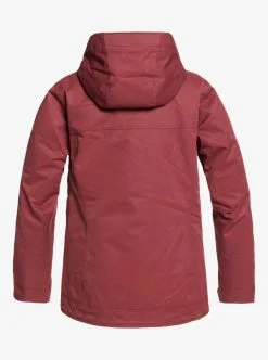 Roxy Womens Billie Snow Jacket -Ski Pants Shop roxy womens billie snow jacket oxblood red 12