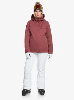 Roxy Womens Billie Snow Jacket -Ski Pants Shop roxy womens billie snow jacket oxblood red 8