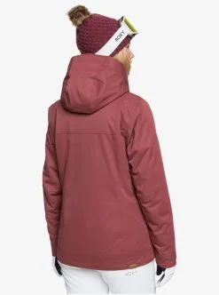 Roxy Womens Billie Snow Jacket -Ski Pants Shop roxy womens billie snow jacket oxblood red 9