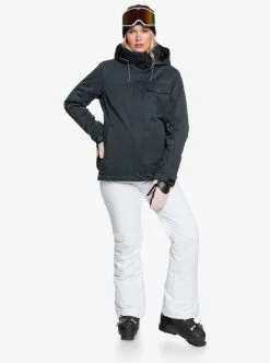 Roxy Womens Billie Snow Jacket -Ski Pants Shop roxy womens billie snow jacket true black 8