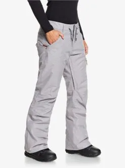Roxy Womens Nadia Snow Pants -Ski Pants Shop roxy womens nadia snow pants heather grey 4