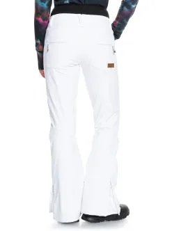 Roxy Womens Rising High Insulated Snow Pants -Ski Pants Shop roxy womens rising high insulated snow pants bright white 7