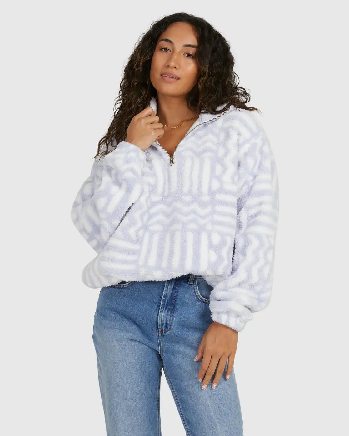 Billabong Your Smile Half Zip Crew 3 Billabong Your Smile Half Zip Crew