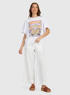 Roxy Sweet Sunshine Oversized T-Shirt -Ski Pants Shop urjzt03708 roxy w wbb0 frt9